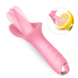 10 Modes Dildo Tongue Vibrator Nipple Massage