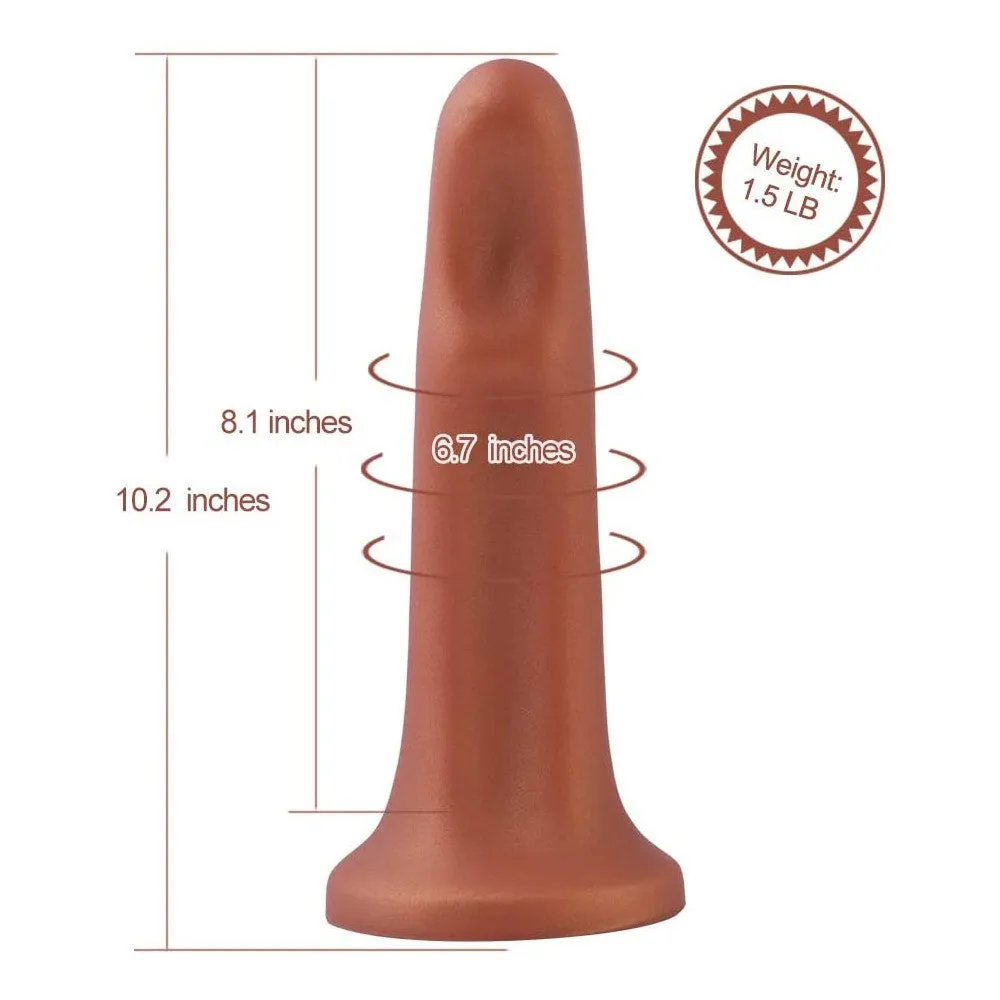 10.2 Big Knife Silicone Dildo Attachment for Hismith Sex Machines