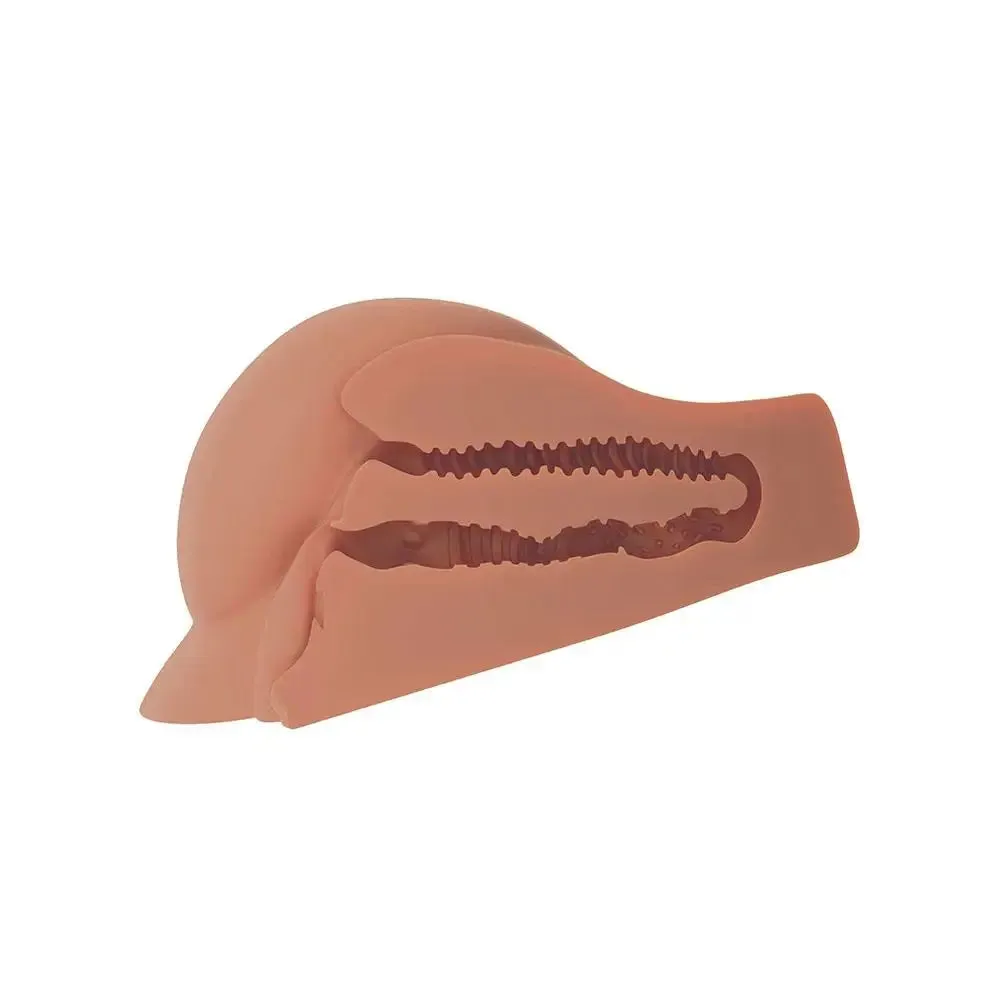 11.25-inch Pipedream Realistic Feel Flesh Brown Ass and Vagina Maasturbator