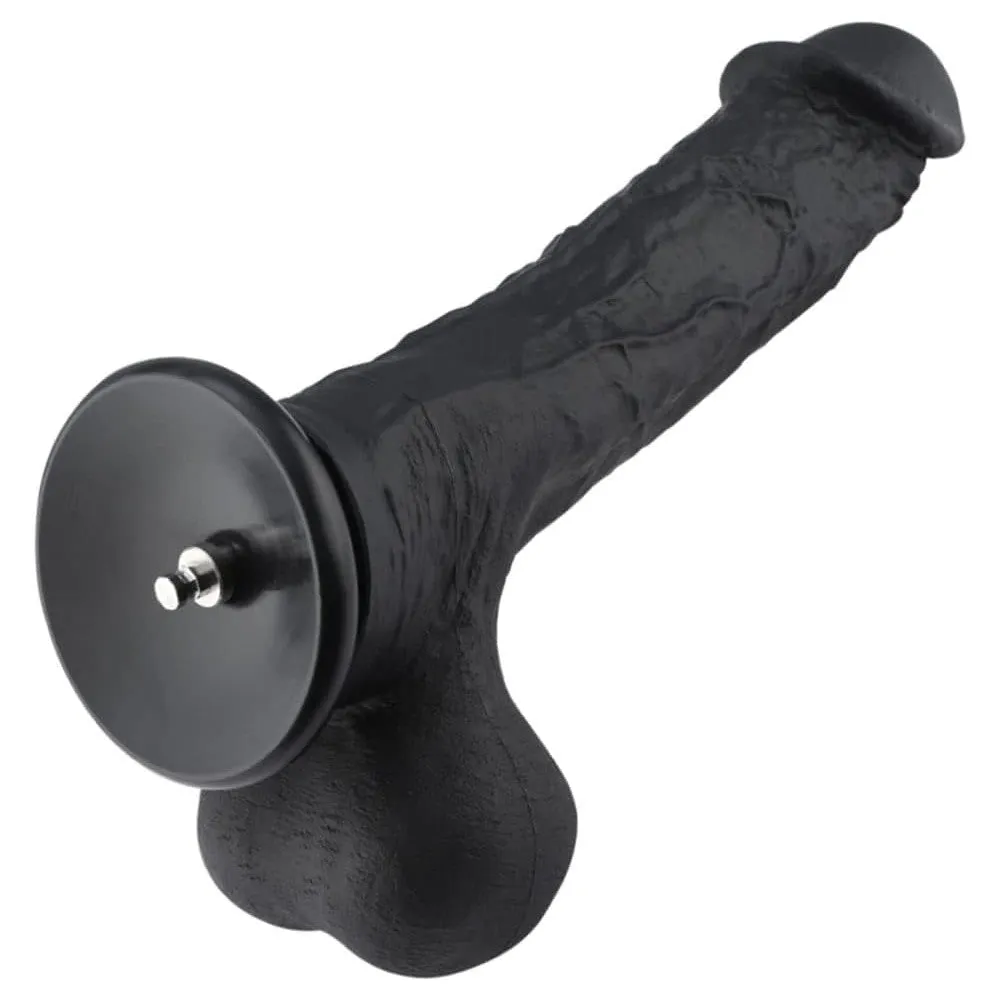 12.4 Black Super Huge Silicone Dildo Attachment for Hismith Sex Machines
