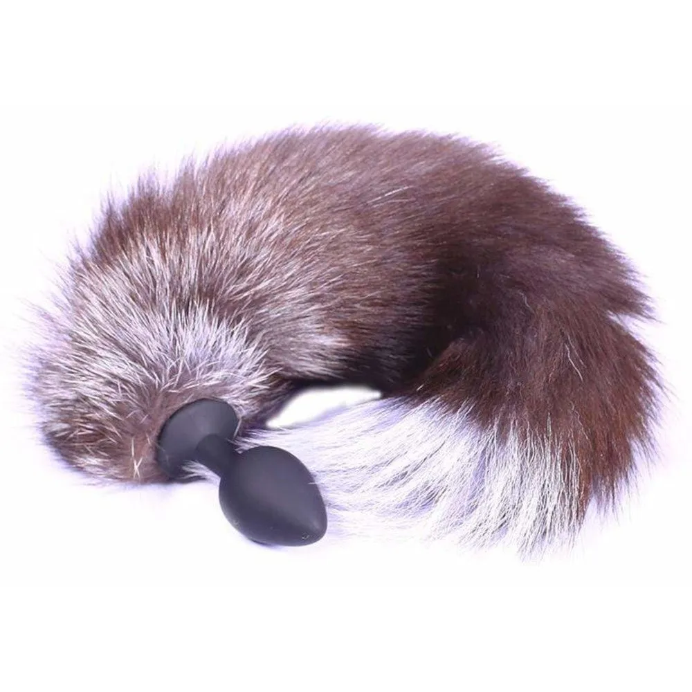 18 Black Wolf Silicone Plug