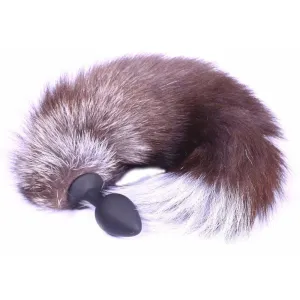 18 Black Wolf Silicone Plug