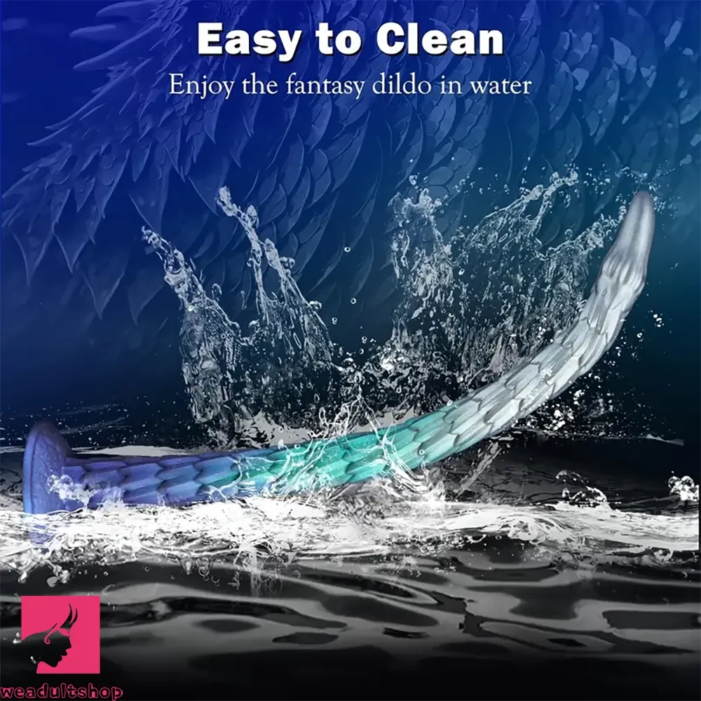 20in Fantasy Monster Long Dildo Soft Flexible Liquid Silicone Cock Butt Plug