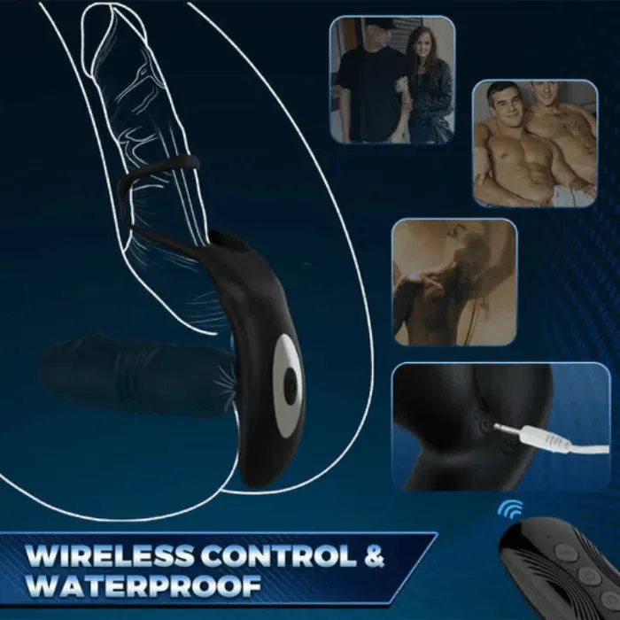 3 IN 1  Anal Vibrator | Remote Control | Cock Ring | Prostate Stimulator