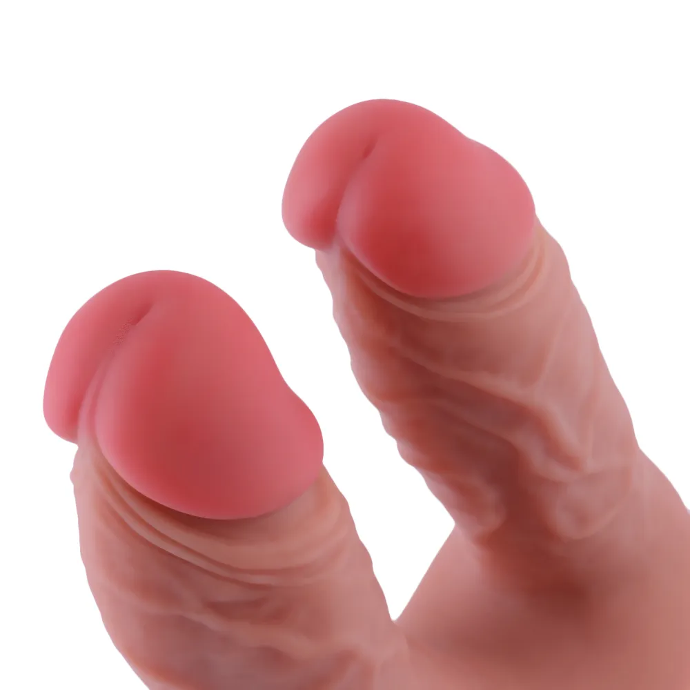 6.5 Realistic Double Penetrator Silicone Dildo for Hismith Sex Machines