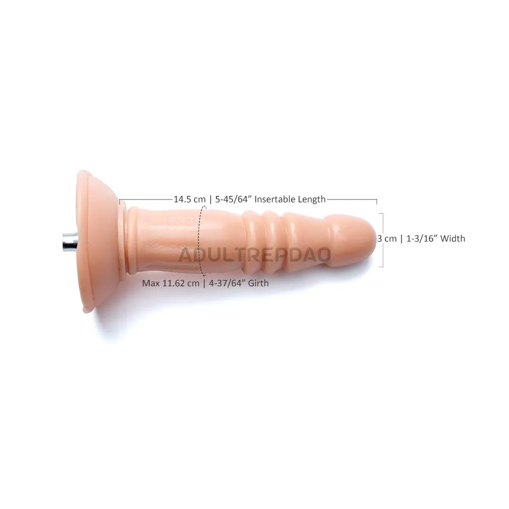 6.89-inch Barb Anal Plug Dildo Attachment for Lustti Sex Machines