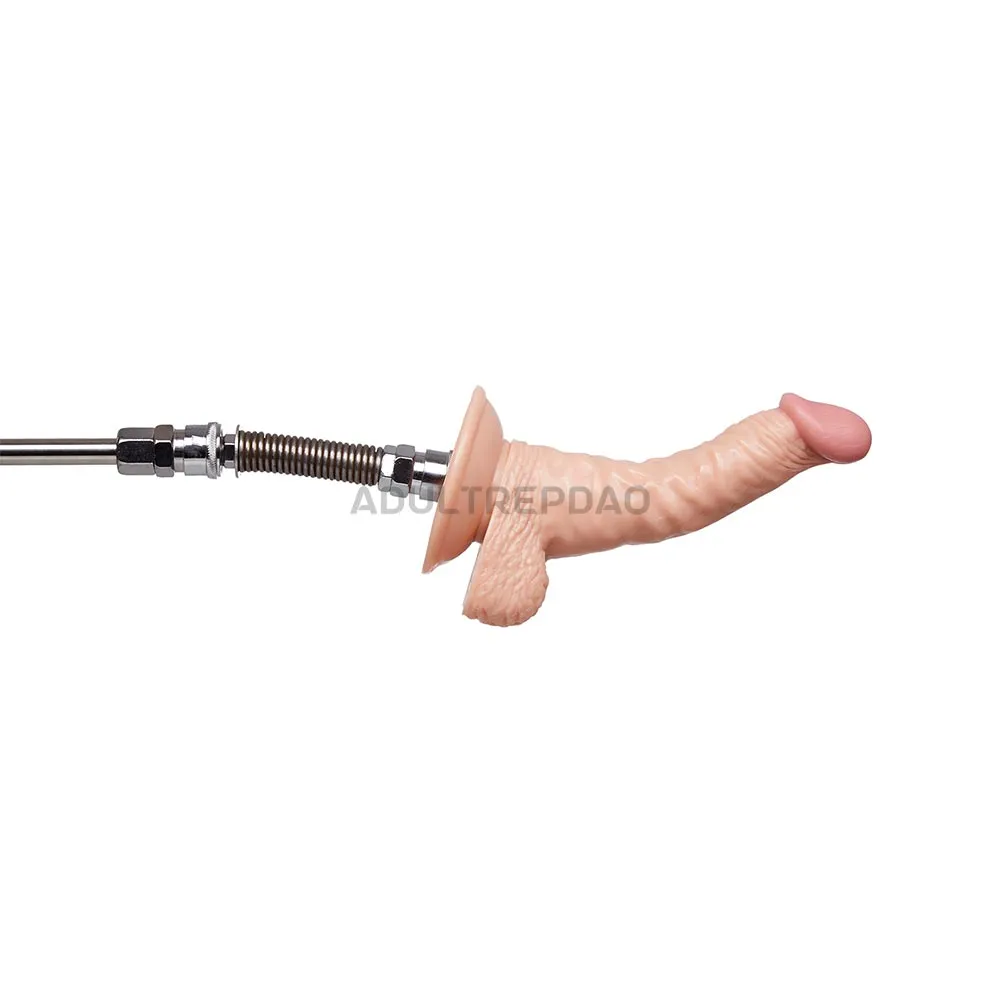 6.89-inch Realistic Look Curved G-spot Dildo Attachment for Lustti Sex Machines