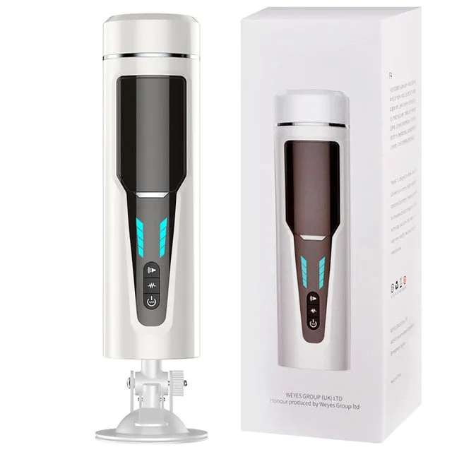 7 frequencies Automatic Piston Telescopic Rotation Male Masturbator