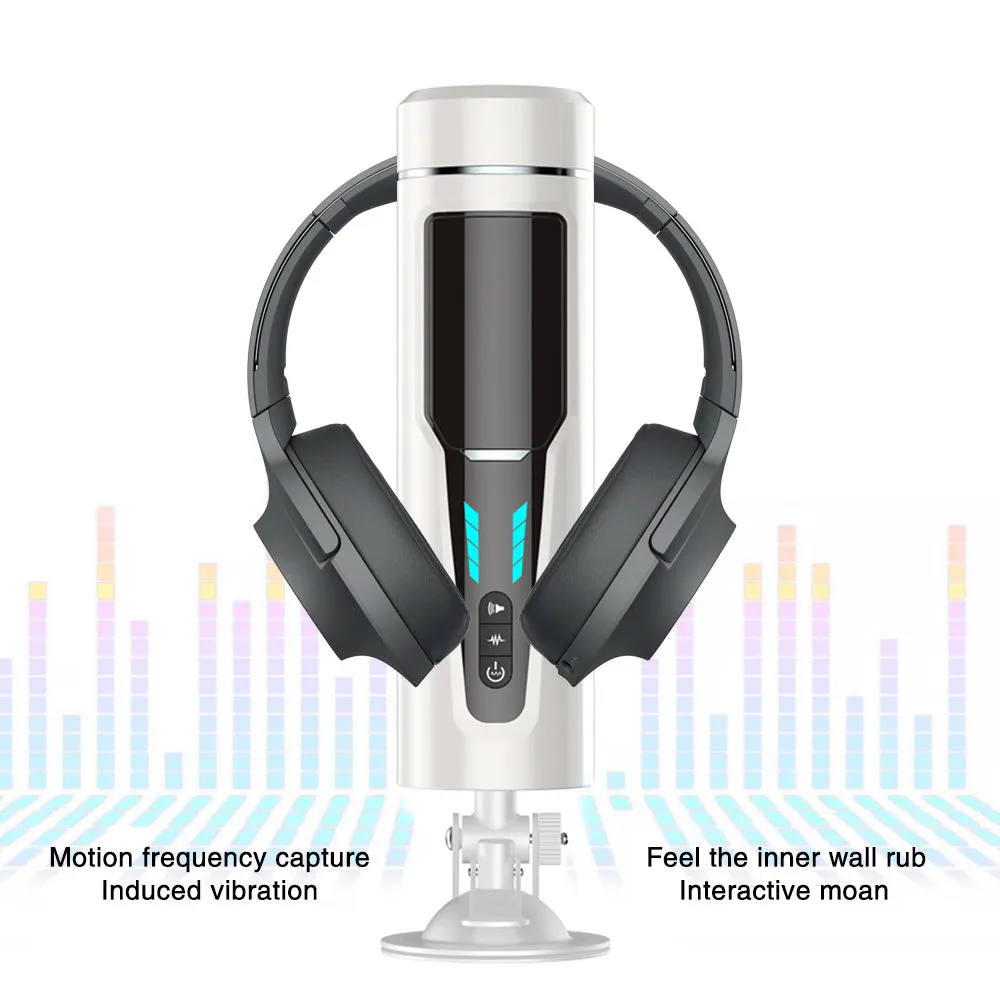 7 frequencies Automatic Piston Telescopic Rotation Male Masturbator