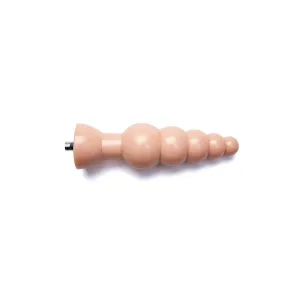 7.48-inch Tapered Bumpy Anal Beads Plug Attachment for Lustti Sex Machines