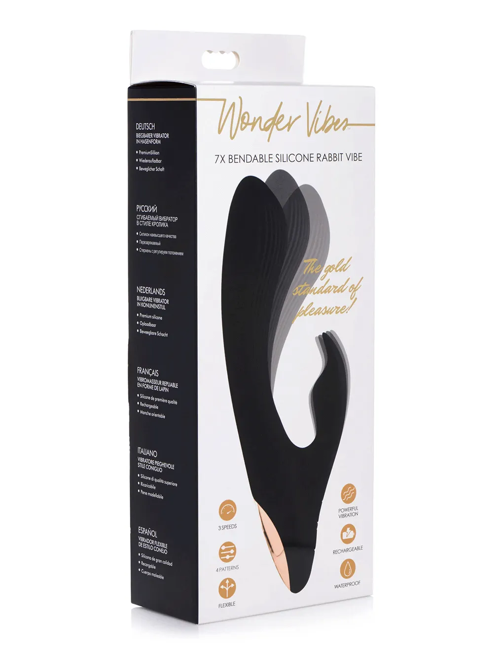 7X Bendable Silicone Rabbit Vibrator