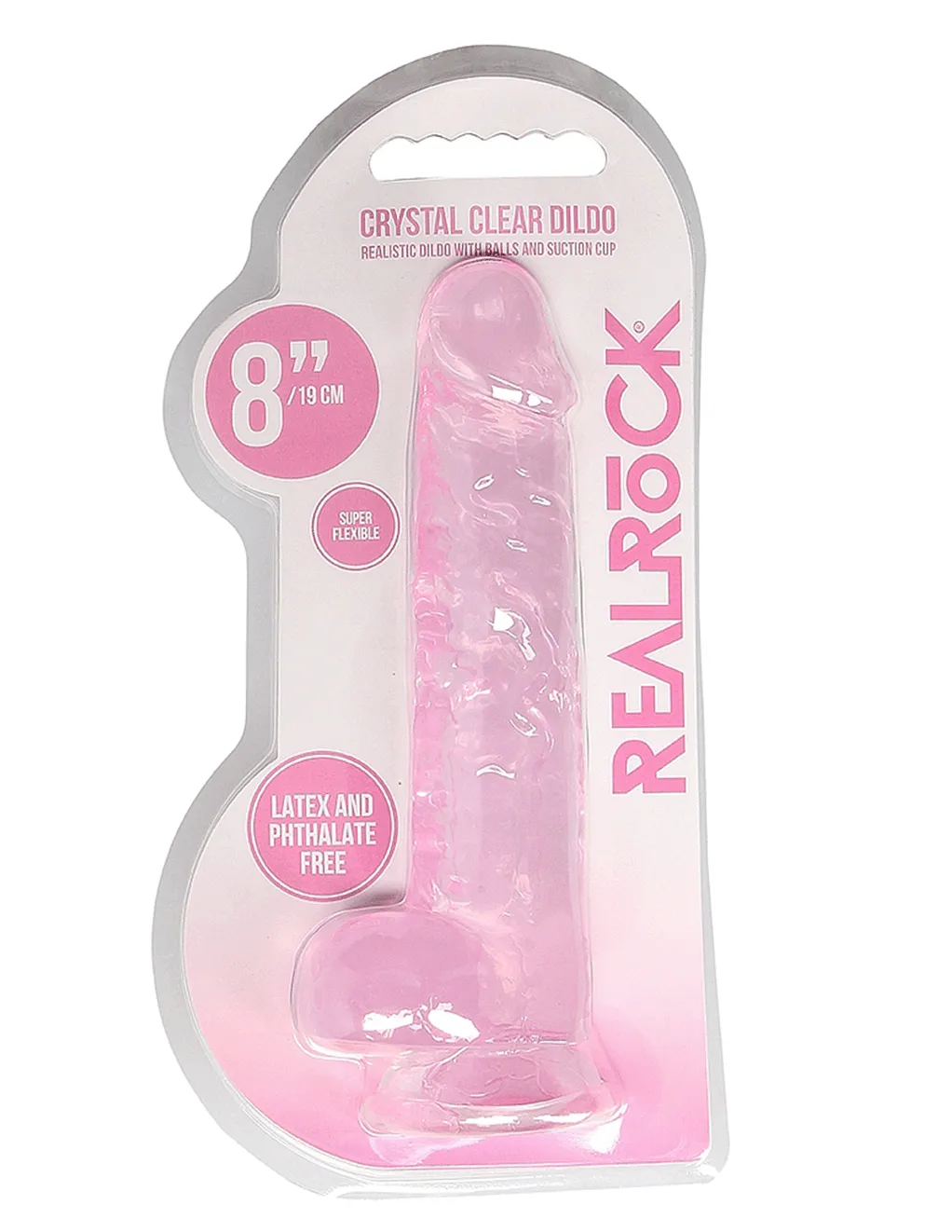 8in Realistic Dildo With Balls