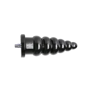 9.06-inch Anal Training Ribbed Butt Plug Attachment for Lustti Sex Machines