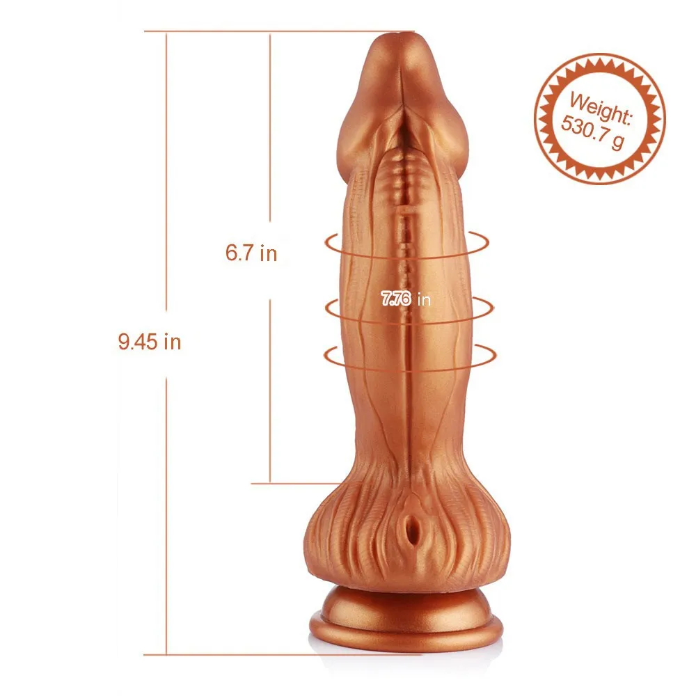 9.45 Silicone Monster Dildo Attachment for Hismith Sex Machines