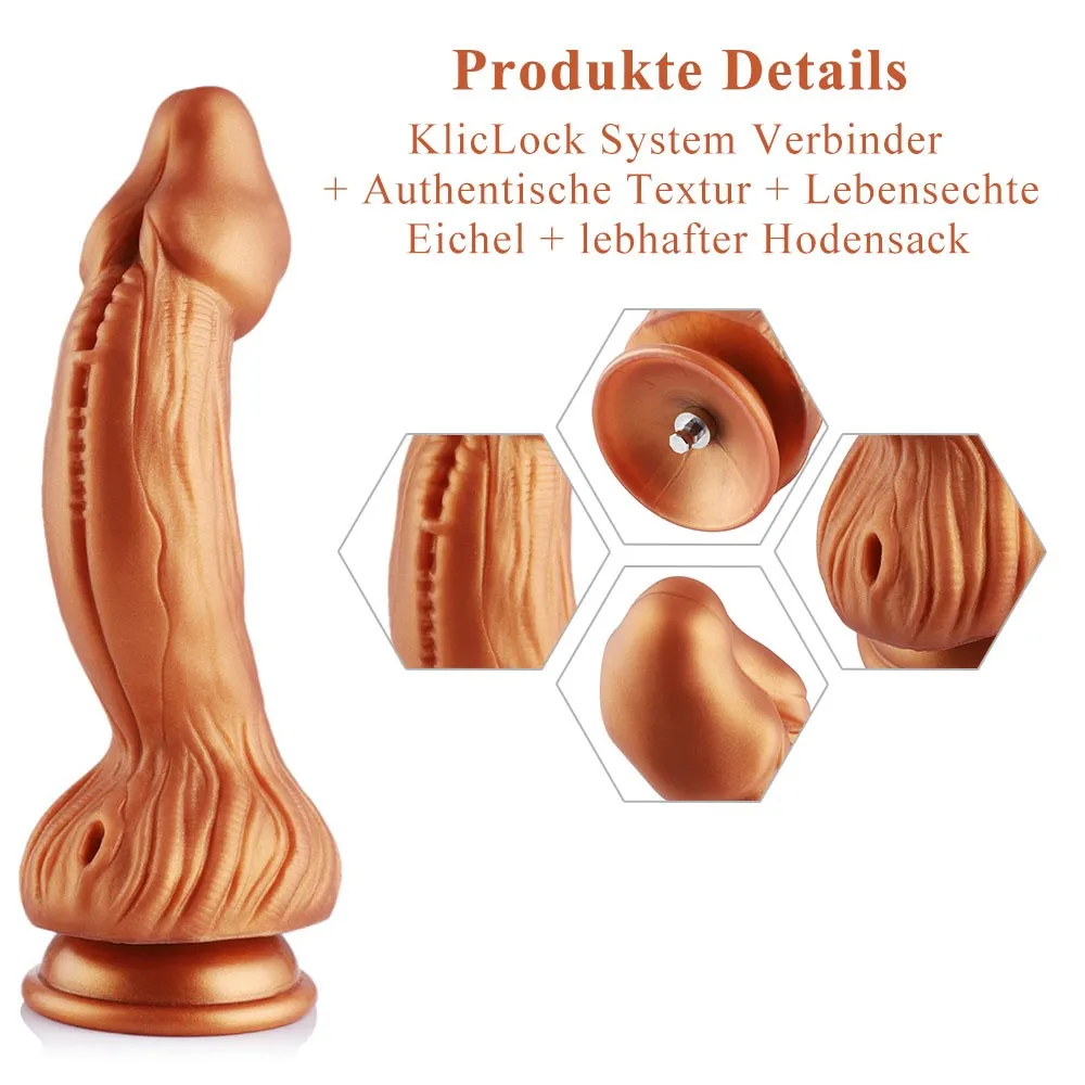 9.45 Silicone Monster Dildo Attachment for Hismith Sex Machines
