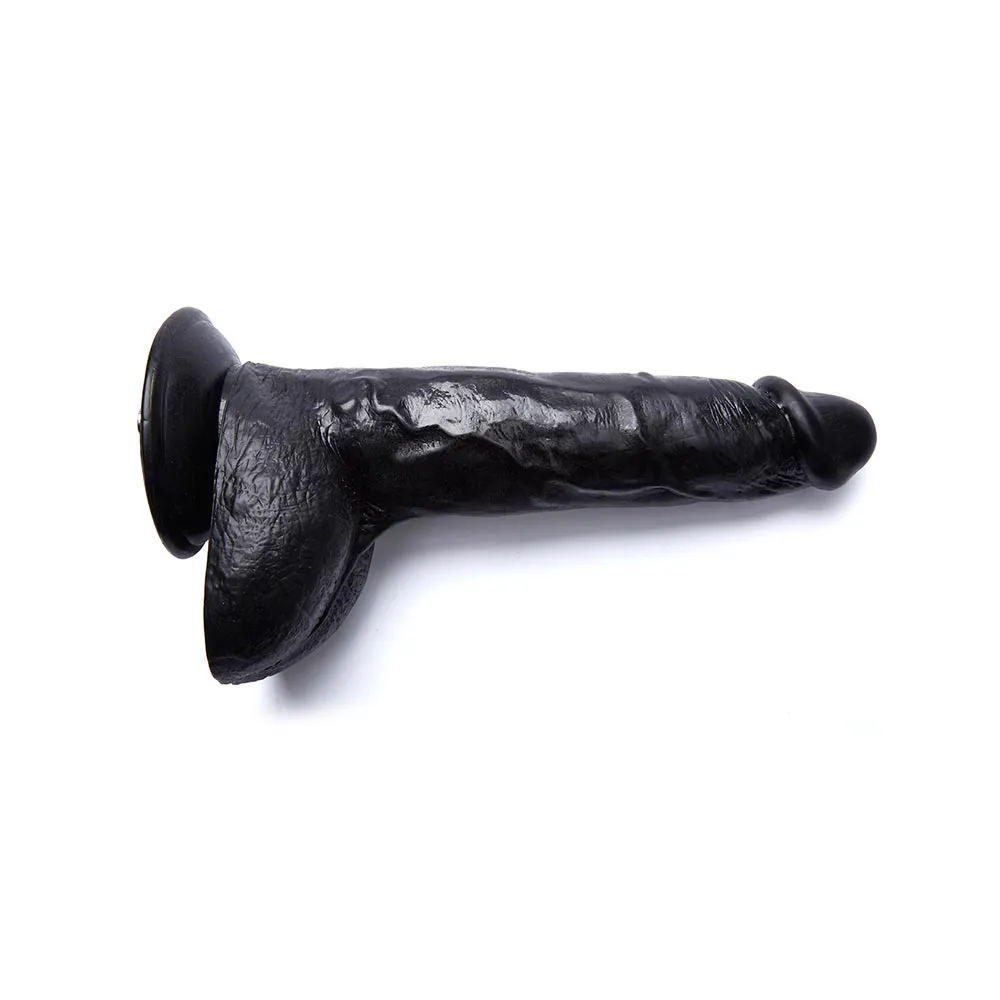 9.84-inch Chubby Huge Dildo Attachment for Lustti Sex Machines. w/ Wide Testicles