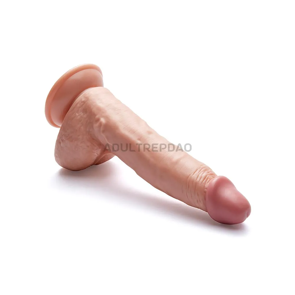 9.84-inch Chubby Huge Dildo Attachment for Lustti Sex Machines. w/ Wide Testicles