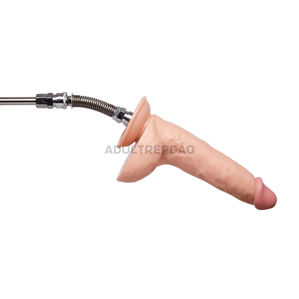 9.84-inch Chubby Huge Dildo Attachment for Lustti Sex Machines. w/ Wide Testicles