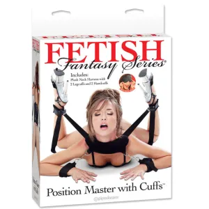A Sex Positioning Pillow With Cuffs