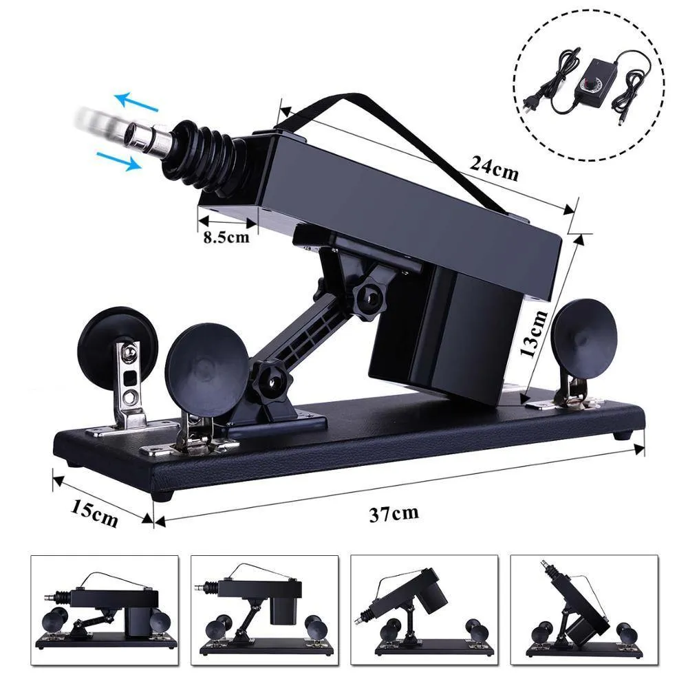 Adjustable Sex Machine 3XLR Connector Love Machine Thrusting Fucking Machine