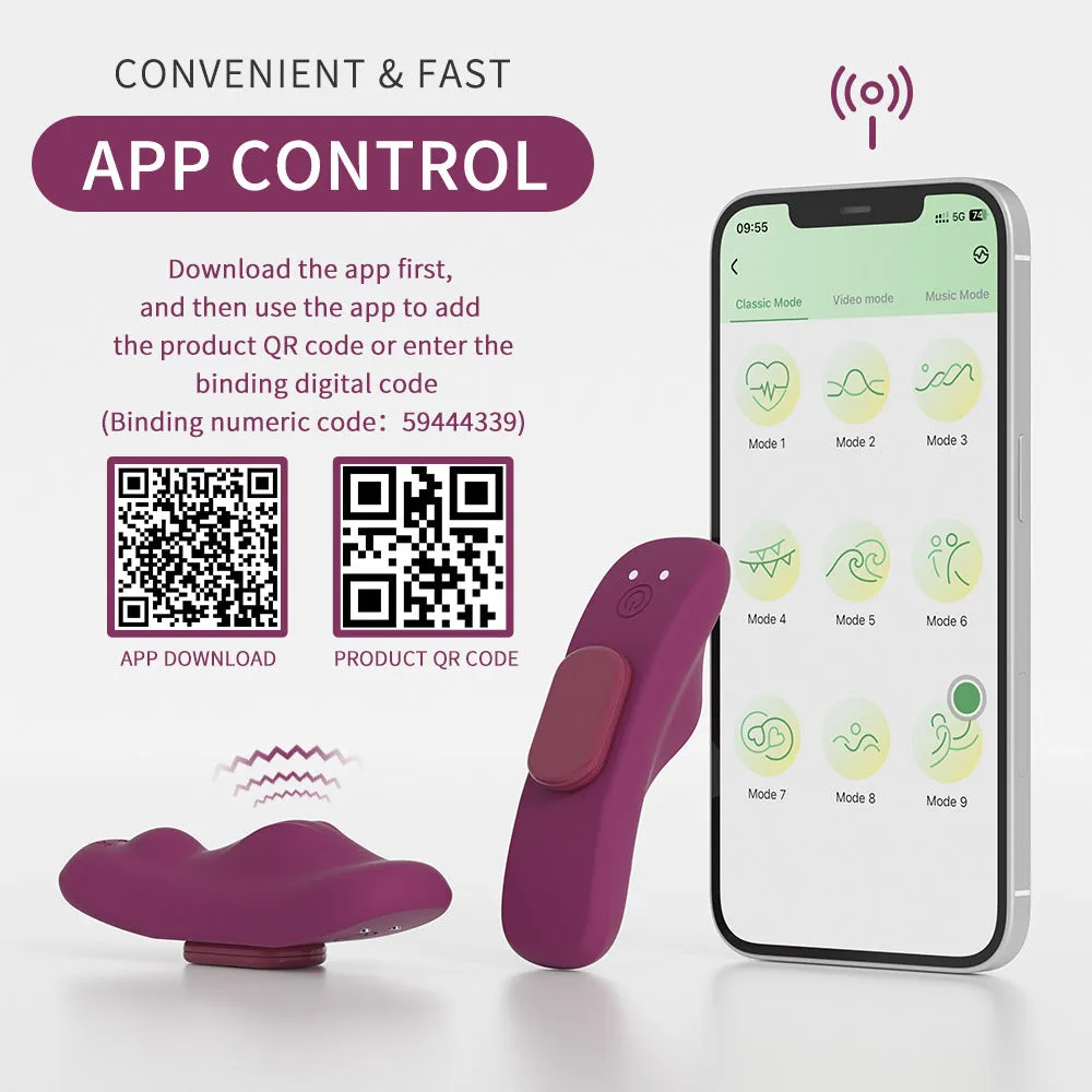App Controlled Vibrating Panty Sex Toy - Wearable Clit Stimulator G Spot Vibrator