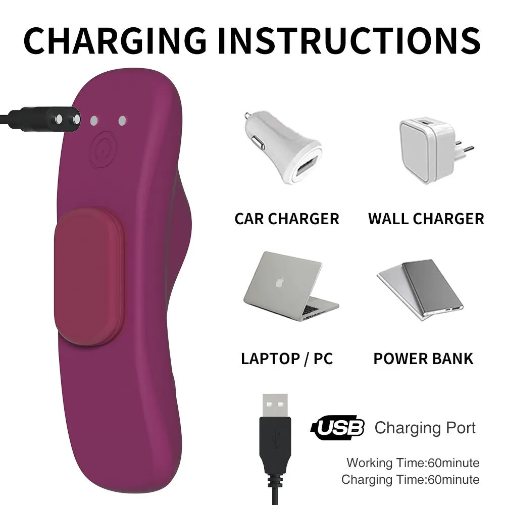 App Controlled Vibrating Panty Sex Toy - Wearable Clit Stimulator G Spot Vibrator