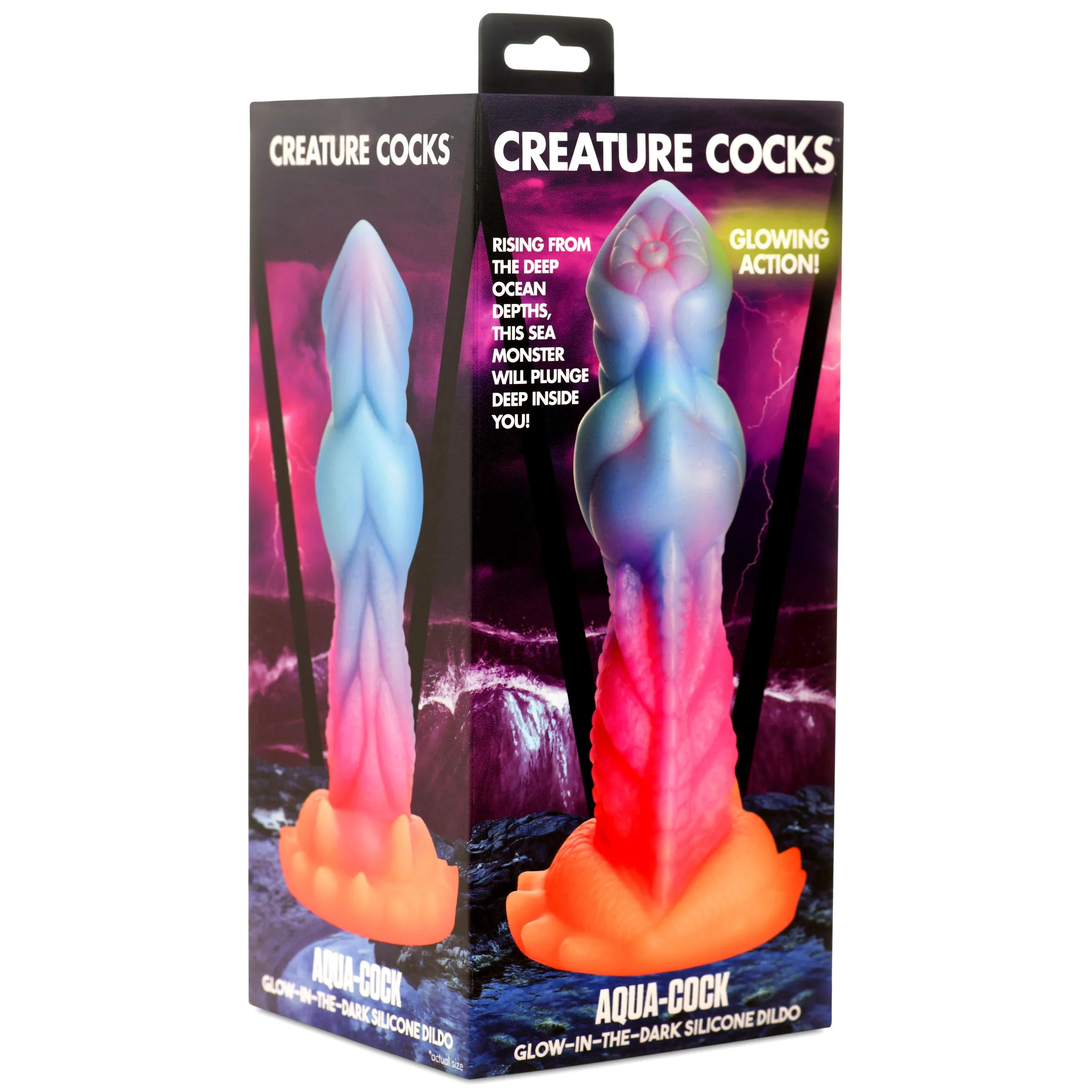 Aquacock Glow In The Dark Dildo