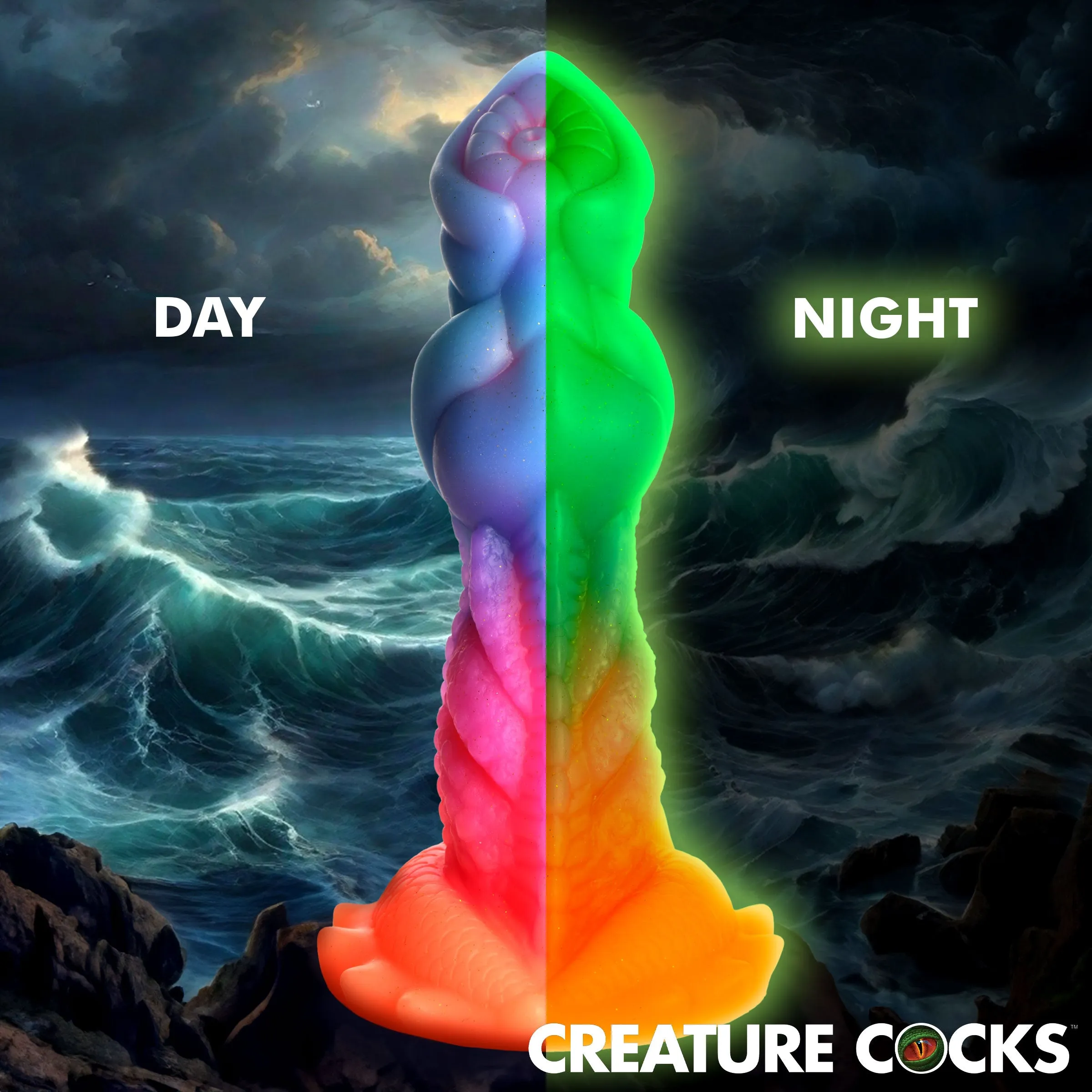 Aquacock Glow In The Dark Dildo