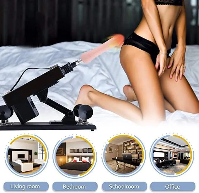Automatic Sex Machine Thrusting Love Machine with 7pcs Attachments