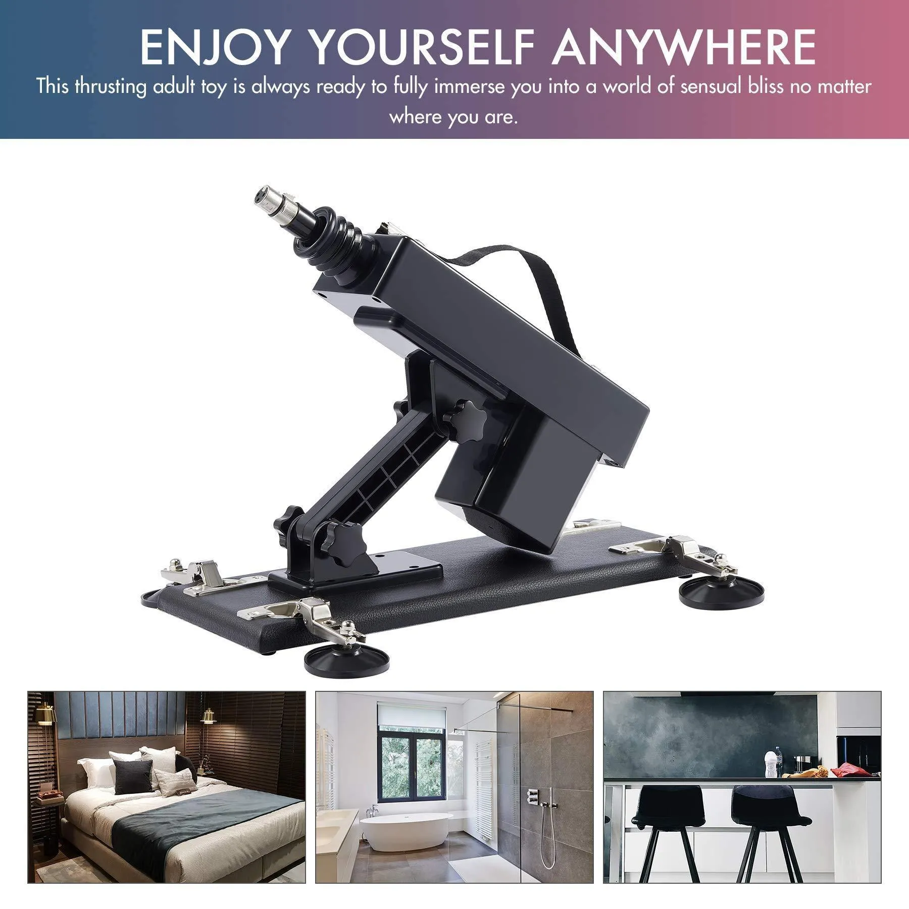 Automatic Sex Machine Thrusting Love Machine with 7pcs Attachments