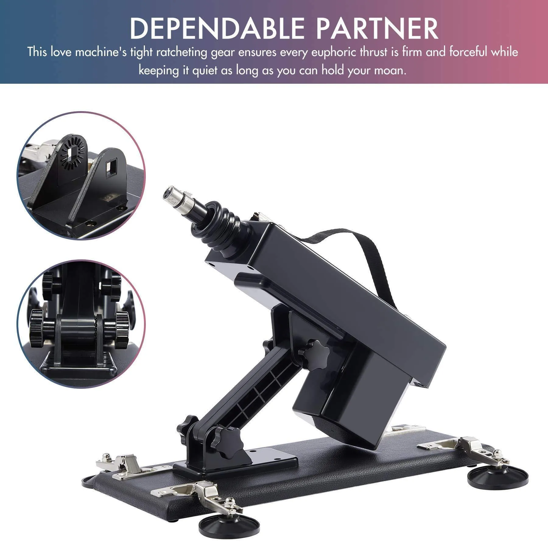 Automatic Sex Machine Thrusting Love Machine with 7pcs Attachments