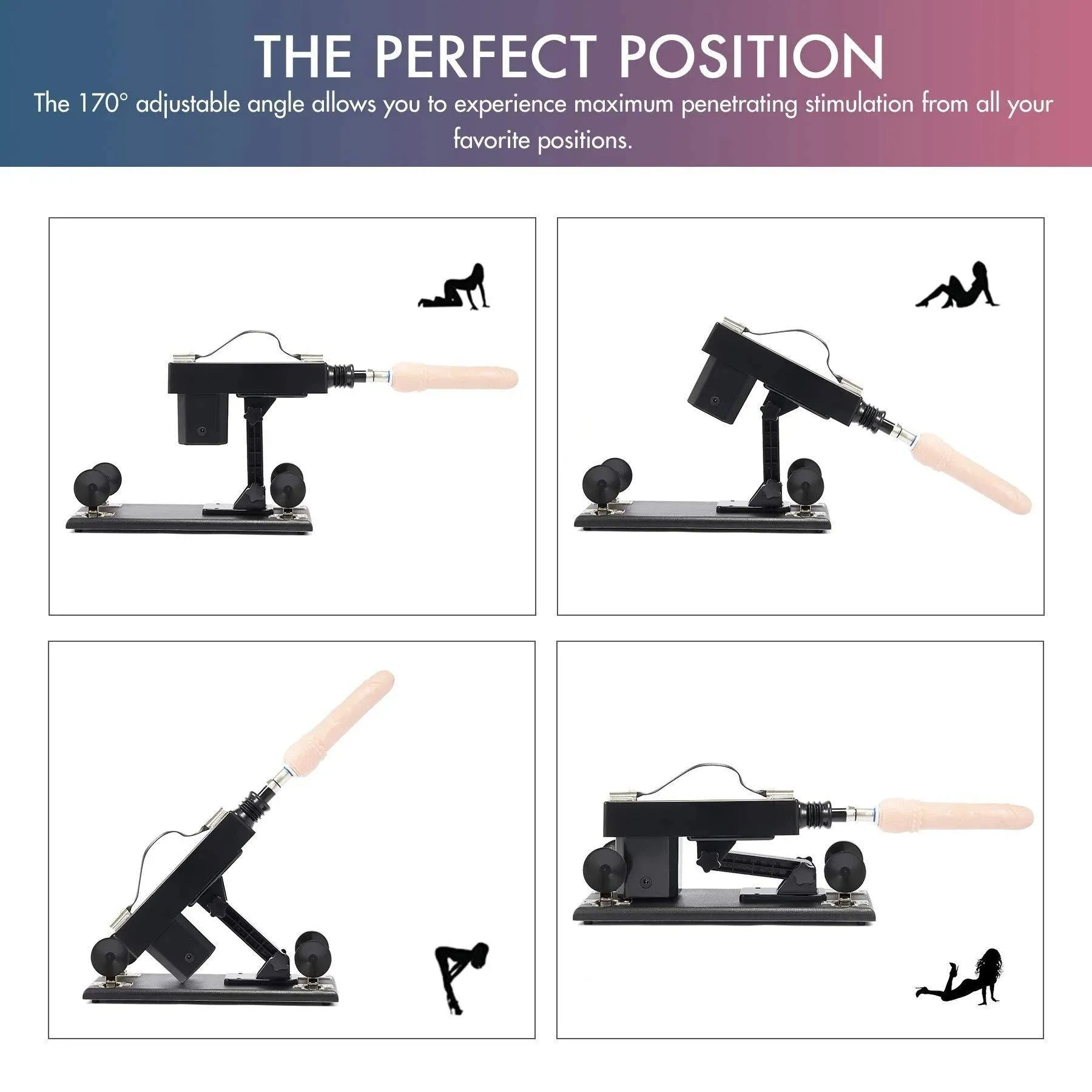 Automatic Sex Machine Thrusting Love Machine with 7pcs Attachments