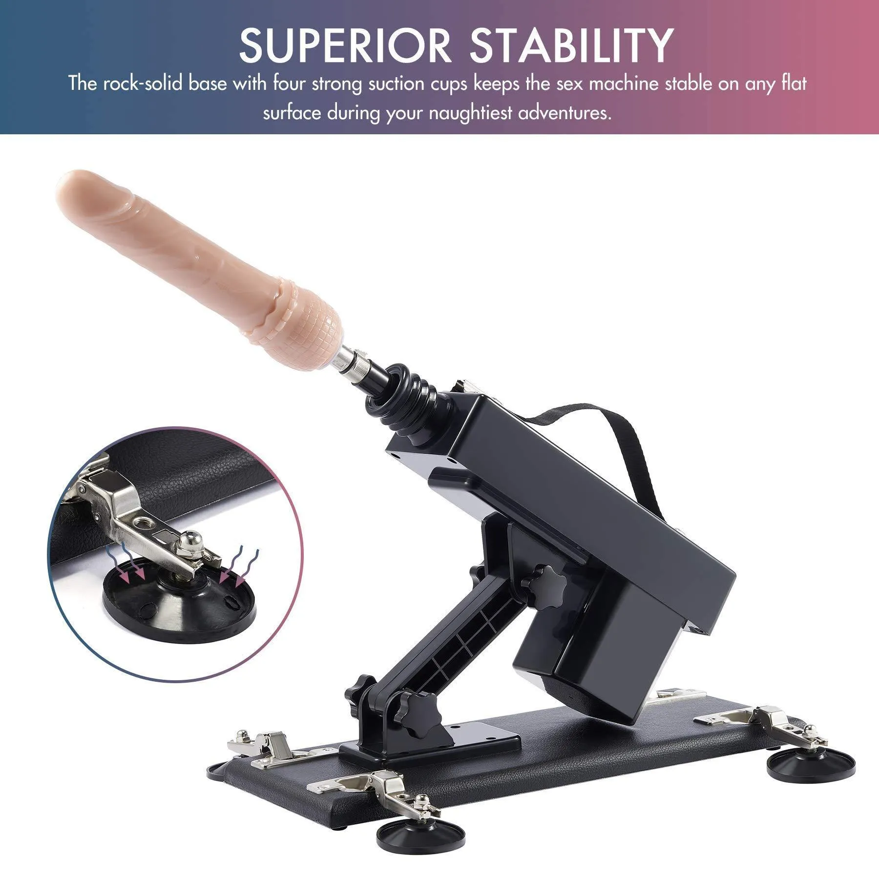 Automatic Sex Machine Thrusting Love Machine with 7pcs Attachments