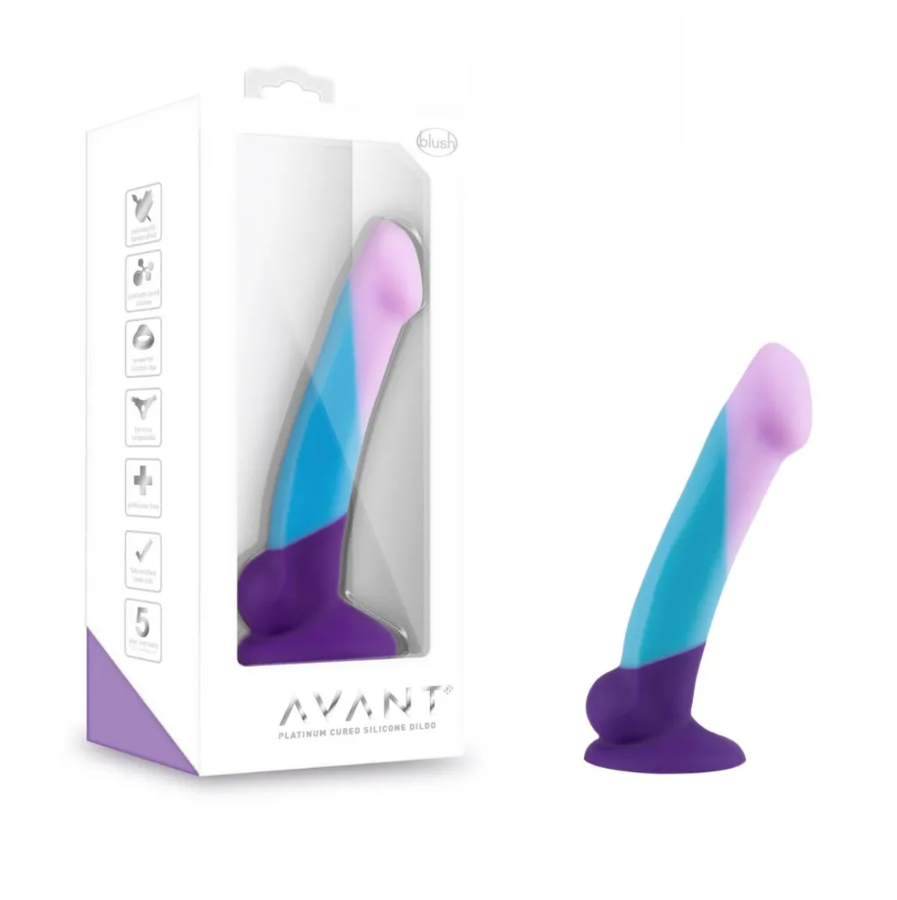 Avant Purple Haze Silicone Suction Cup Dildo