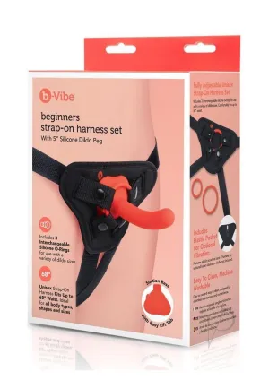B Vibe Beginner Harn Set 5in Peg Orn
