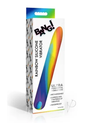 Bang Silicone Vibrator Rainbow