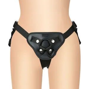 Beginners Universal Harness | Adjustable | Vegan Leather | Silicone Ring