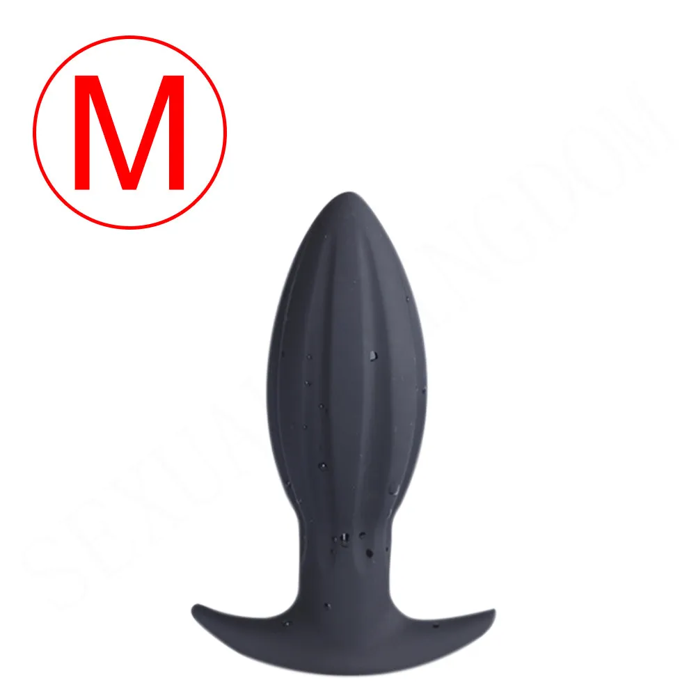 Big Threads Butt Plug - Silicone Anal Dildo Sex Toys for Women Men