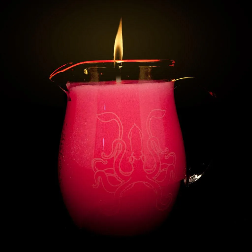Blacklight Wax Play Candle Pitcher. Pink