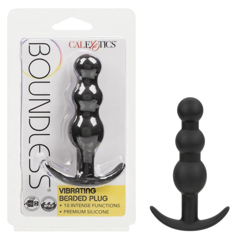 Boundless Vibrating Beaded Anal Plug by Calexotics
