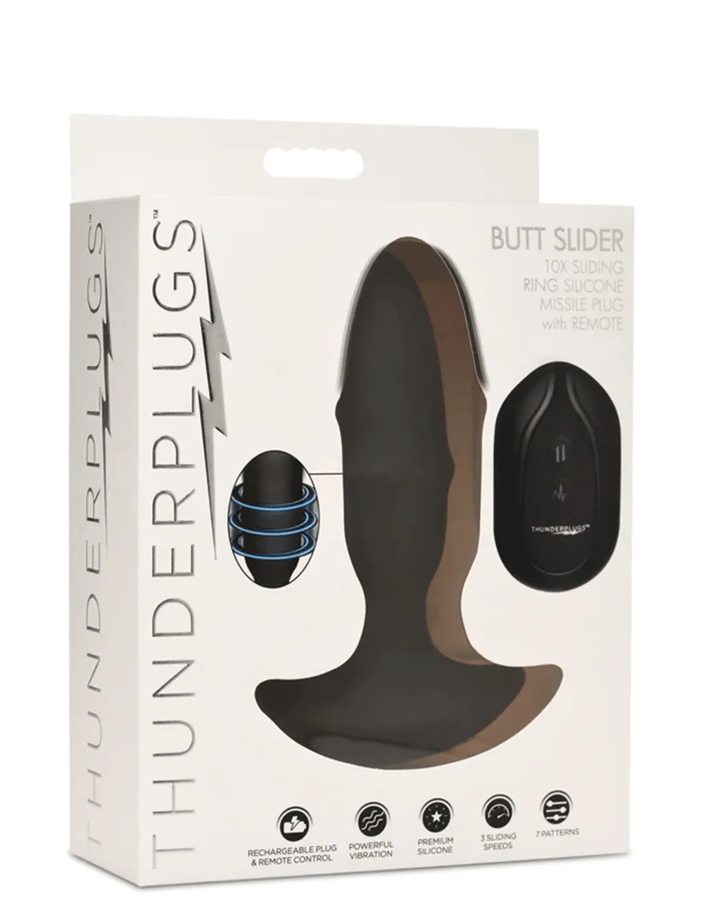 Butt Slider Missile Plug w/ Remote