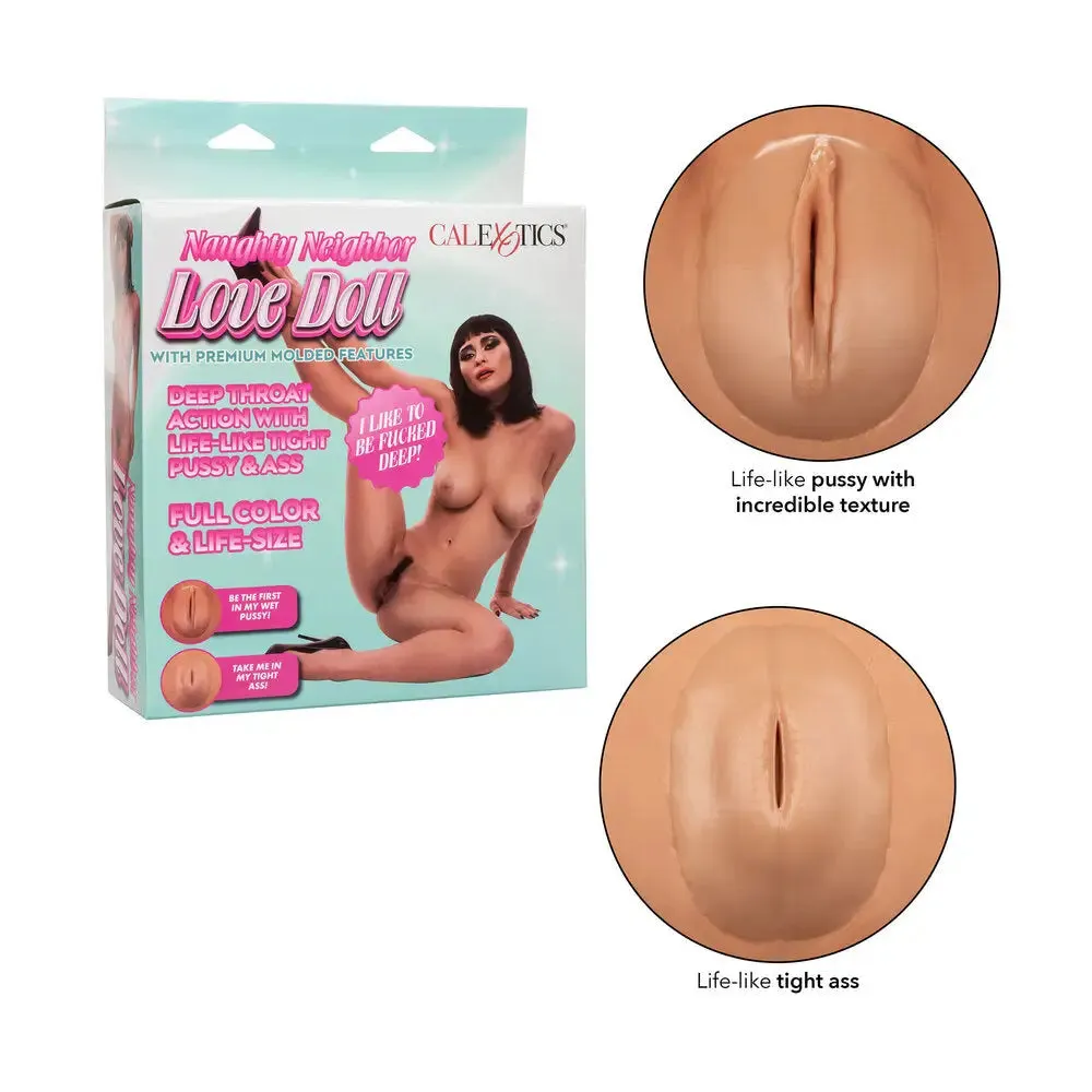 California Exotic Naughty Vinyl Flesh Brown Love Doll