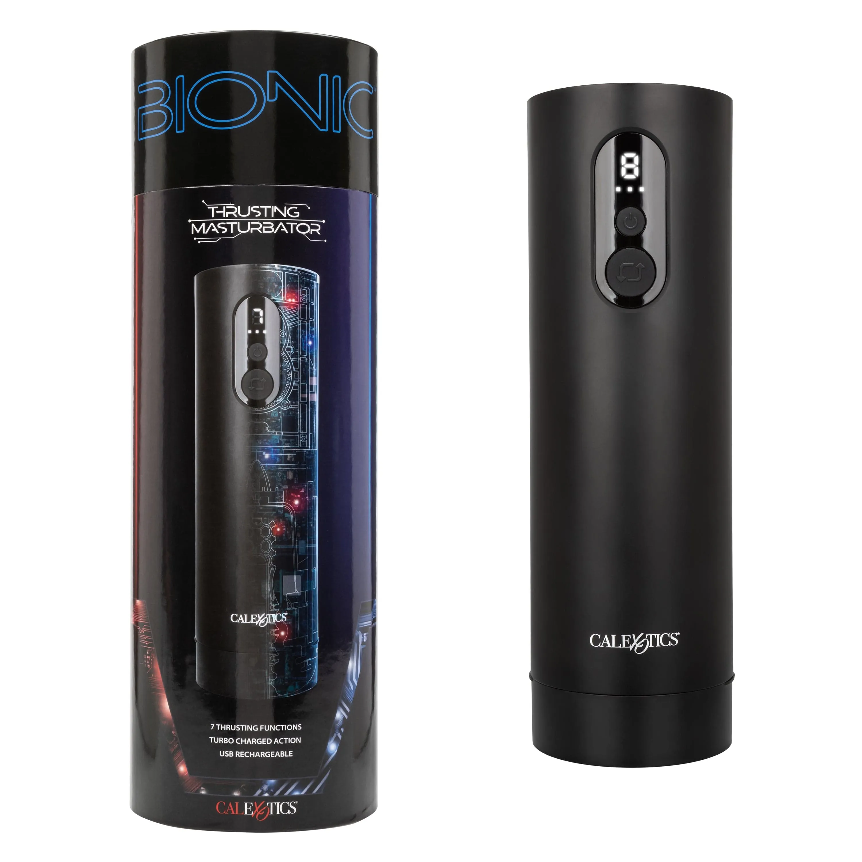 California Exotics - Bionic Thrusting Masturbator (Black)