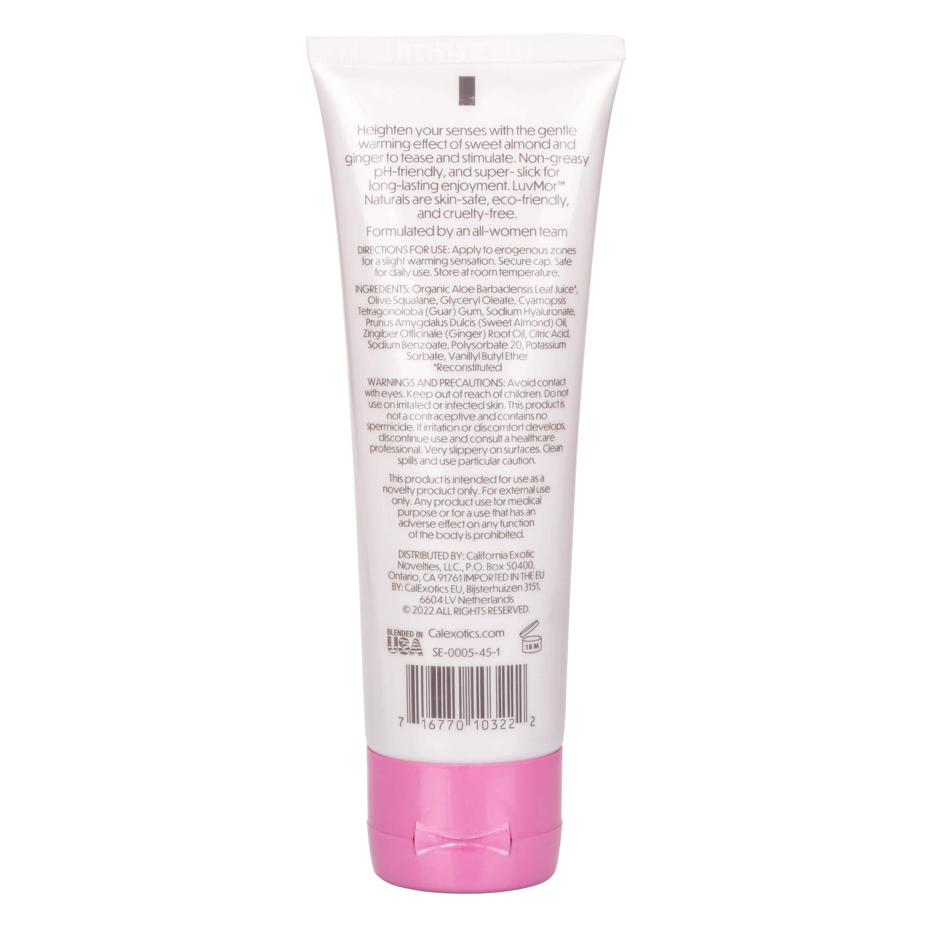 California Exotics - LuvMor Naturals Intimate Warming Serum Arousal Gel