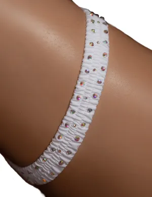 Candyland Crystal Wide Leg Garter