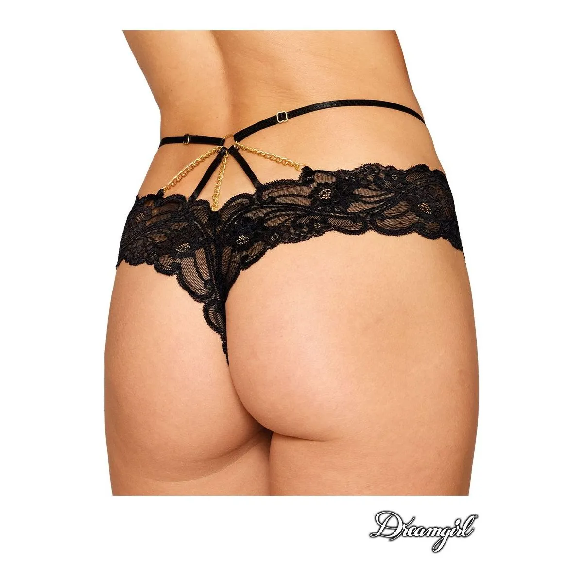 Chain Open Thong by Dreamgirl