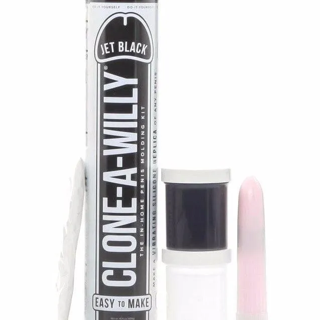 Clone A Willy Vibrating Silicone Penis Casting Kit - Black