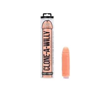 Clone A Willy Vibrating Silicone Penis Casting Kit - Light Tone