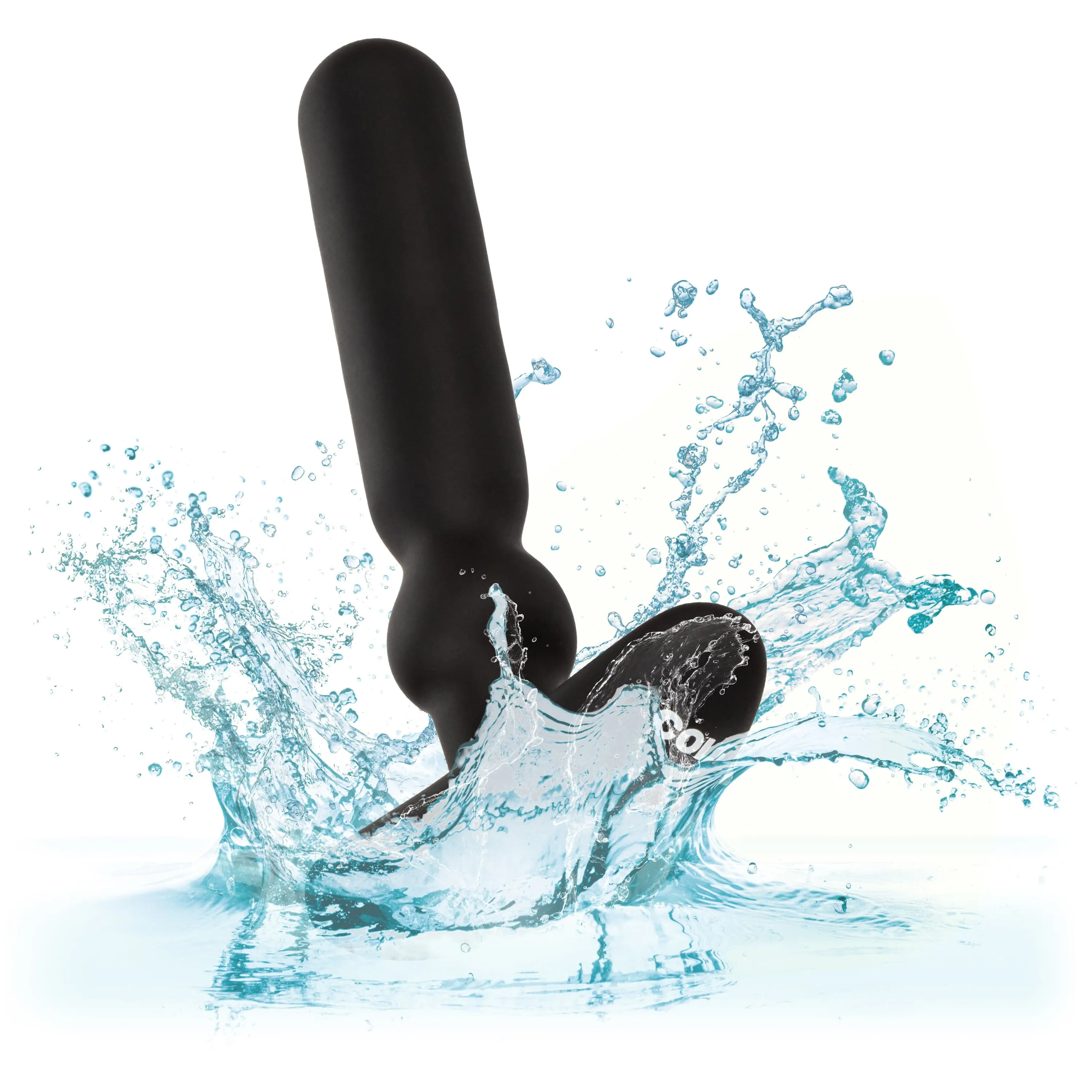 Colt - Rechargeable Large Anal T Vibrating Anal Plug (Black)