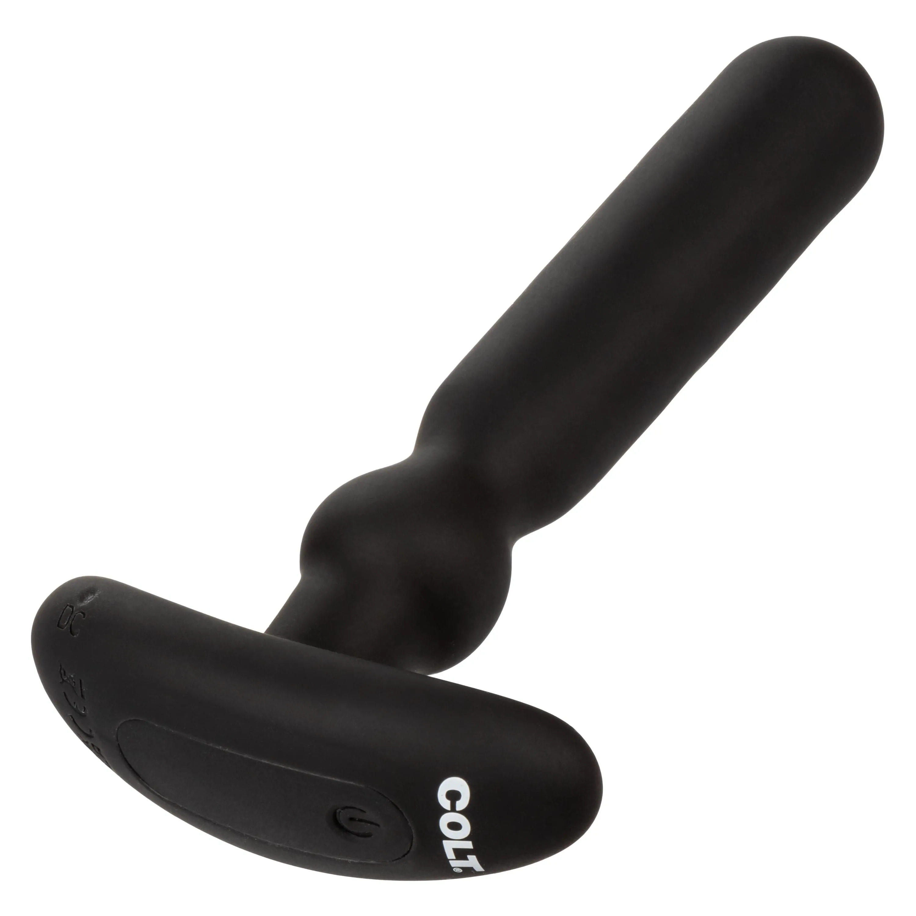 Colt - Rechargeable Large Anal T Vibrating Anal Plug (Black)